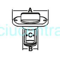 Nerūdijančio plieno drenažo kamštelis 24mm Nerūdijančio plieno drenažo kamštelis 24mm
